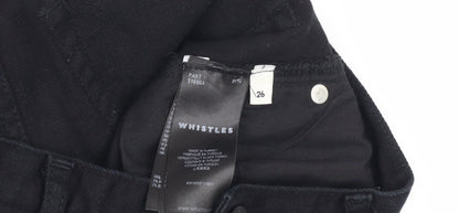 Womens UK Size 26 Whistles Slim Fit Skinny Black Jeans
