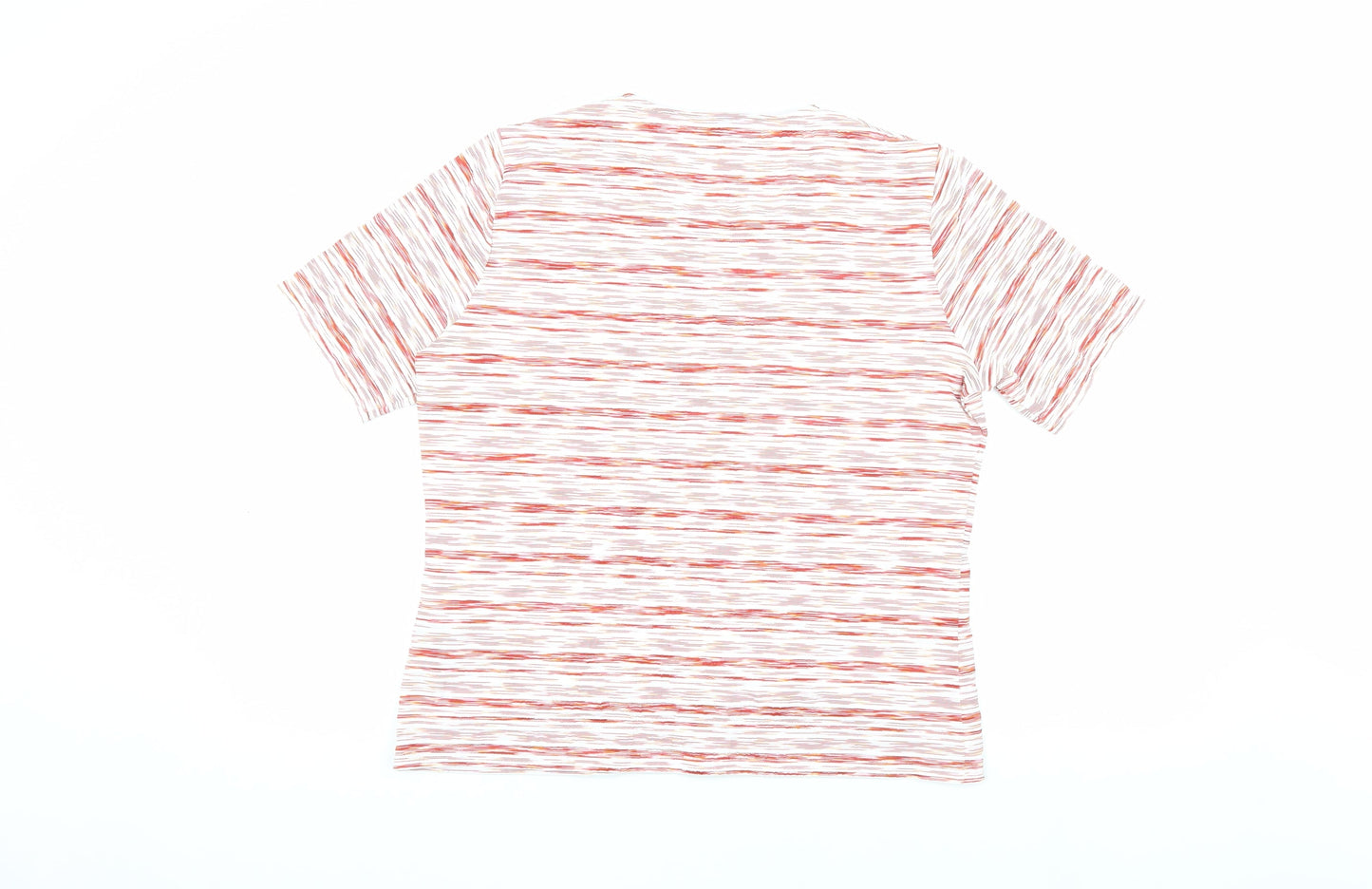 Womens UK Size 10 Eastex Multicoloured Basic T-Shirt