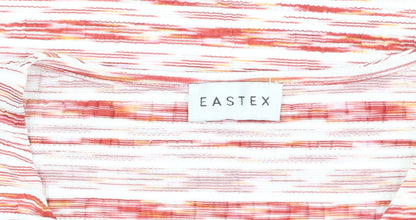 Womens UK Size 10 Eastex Multicoloured Basic T-Shirt