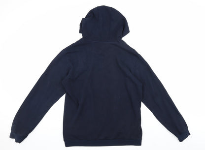 Unisex Adults UK Size M adidas Blue Pullover Hoodie