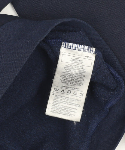 Unisex Adults UK Size M adidas Blue Pullover Hoodie