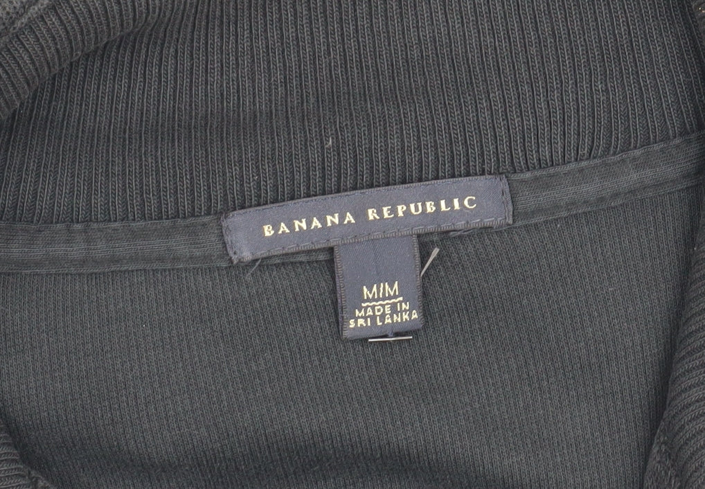 Mens UK Size M Banana Republic Black  Sweatshirt