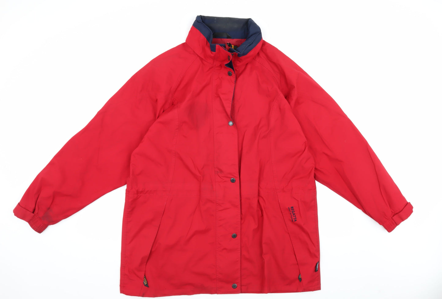 Womens UK Size 14 Regatta Red Rain Coat