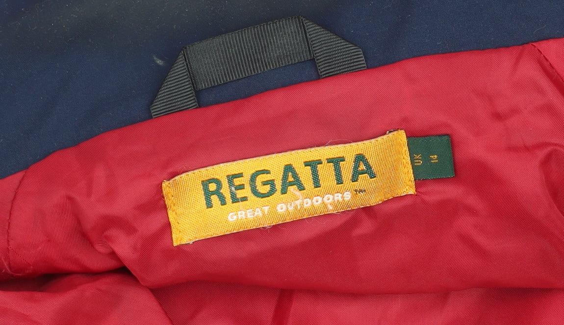 Womens UK Size 14 Regatta Red Rain Coat