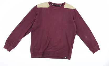 Mens UK Size L Dickies Red Pullover Sweatshirt