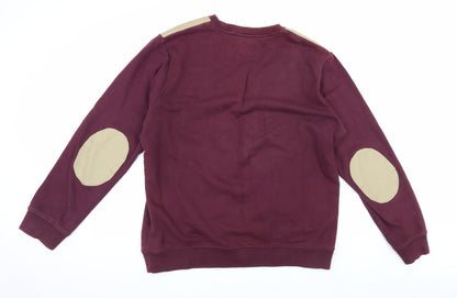 Mens UK Size L Dickies Red Pullover Sweatshirt