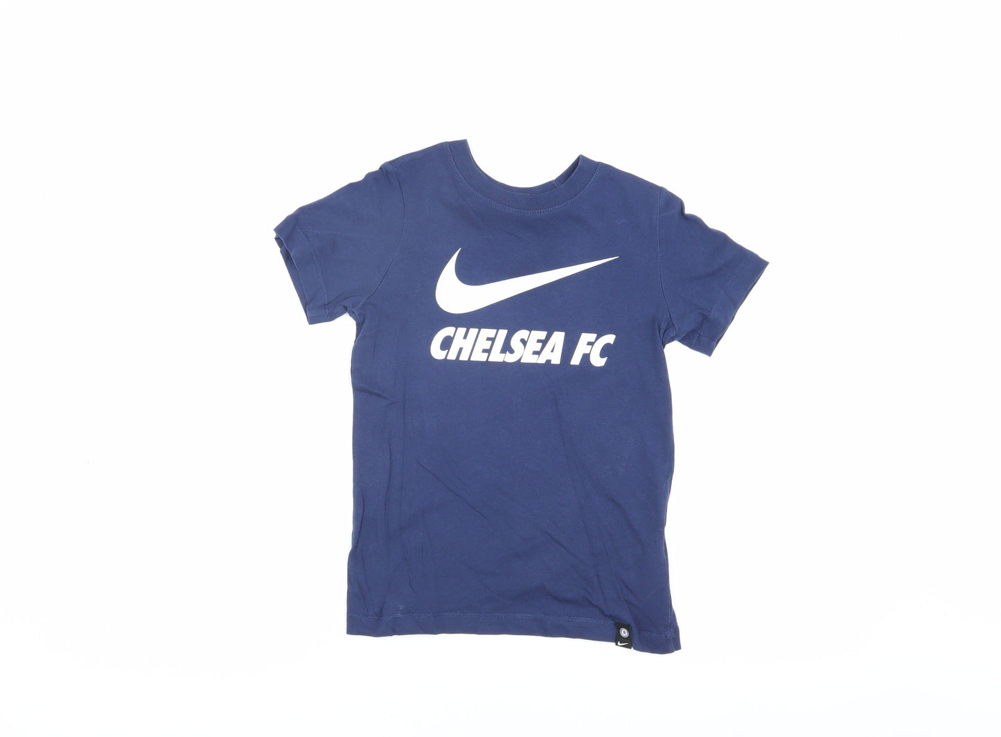 Nike Boys Blue Chelsea FC T-Shirt XS Short Sleeve Casual