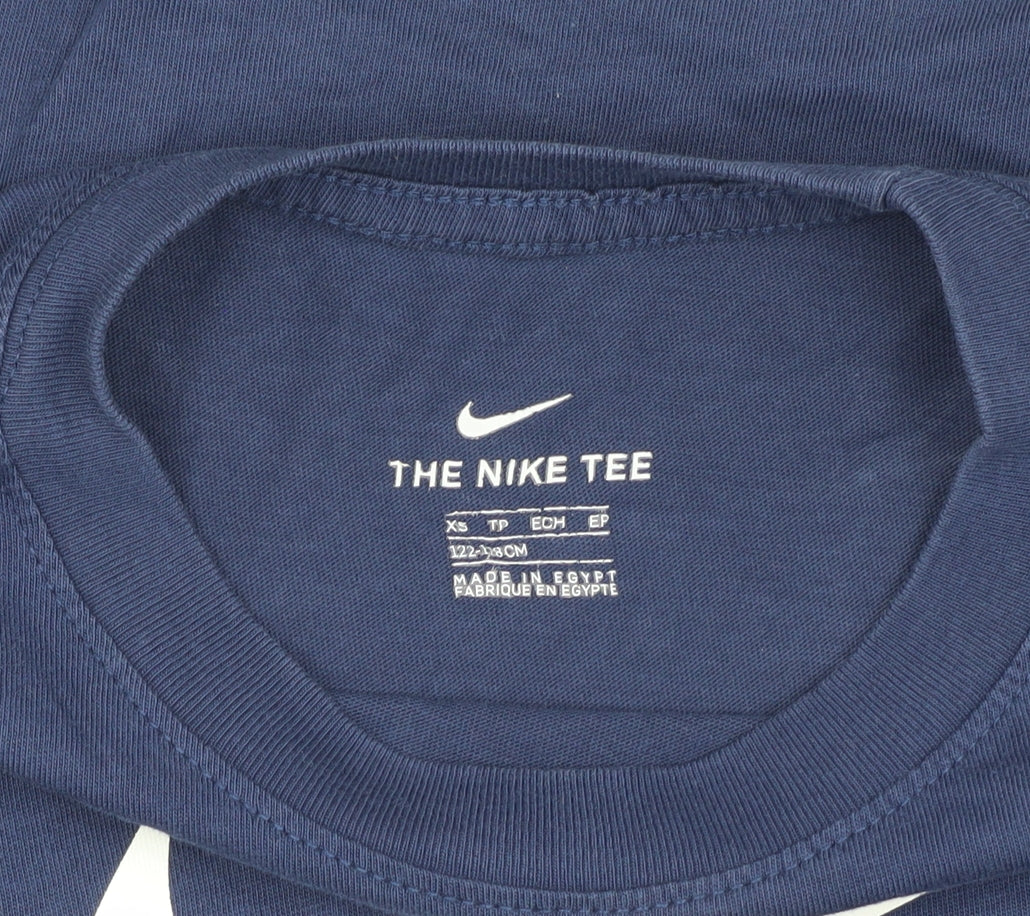 Nike Boys Blue Chelsea FC T-Shirt XS Short Sleeve Casual