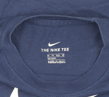 Nike Boys Blue Chelsea FC T-Shirt XS Short Sleeve Casual