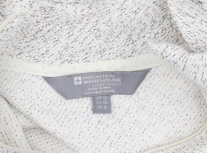 Mountain Warehouse Women’s Ivory Zip Sweatshirt Size 12