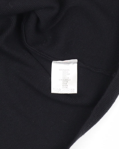 Elements Women's Black V-Neck Cardigan Size 18