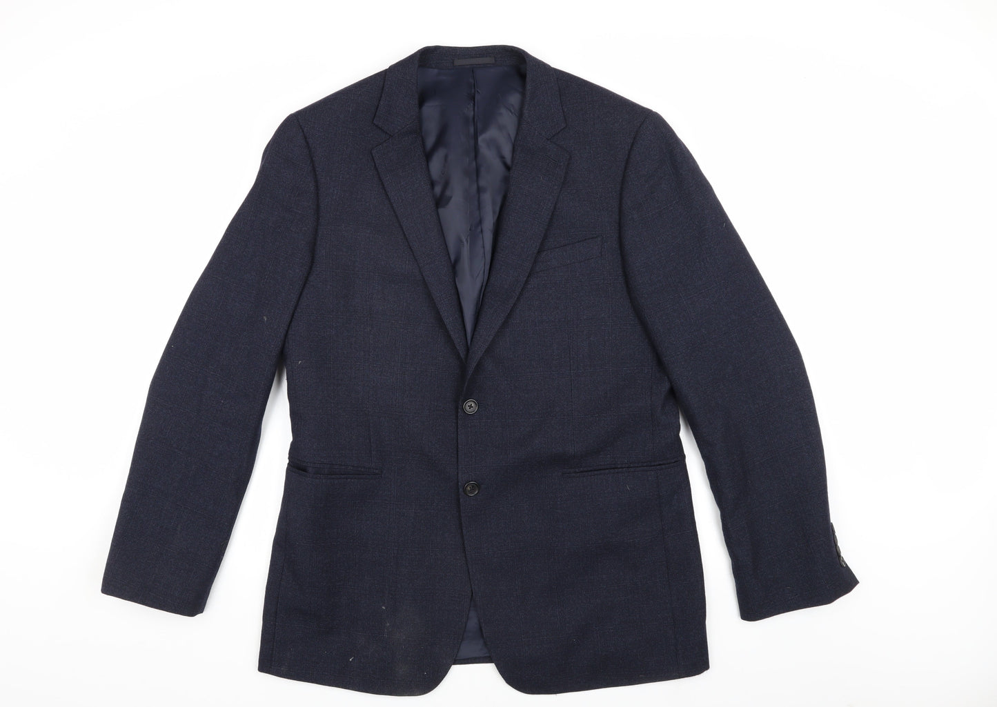Mens UK Size 42 Jaeger Regular Blue Suit Jacket