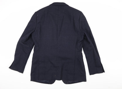Mens UK Size 42 Jaeger Regular Blue Suit Jacket