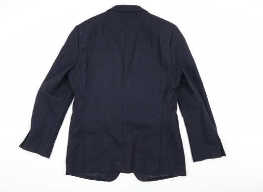 Mens UK Size 42 Jaeger Regular Blue Suit Jacket