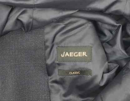 Mens UK Size 42 Jaeger Regular Blue Suit Jacket