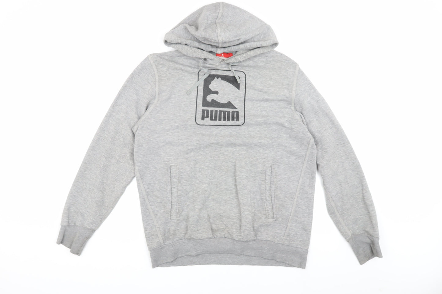 Mens UK Size S PUMA Grey Pullover Hoodie