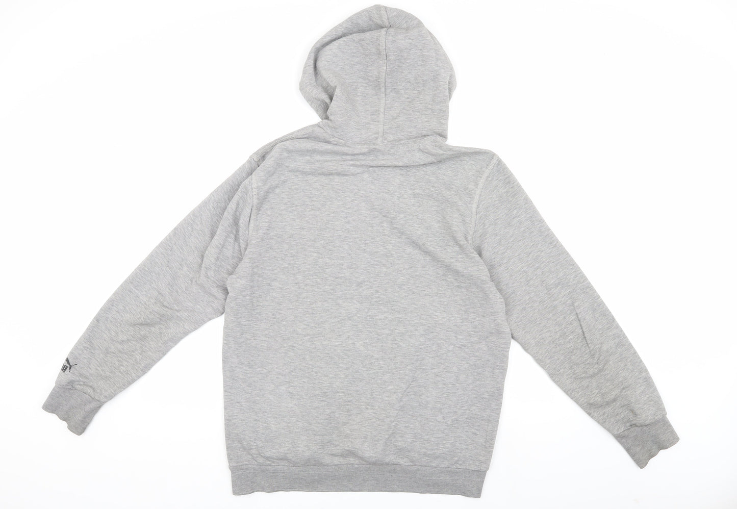 Mens UK Size S PUMA Grey Pullover Hoodie