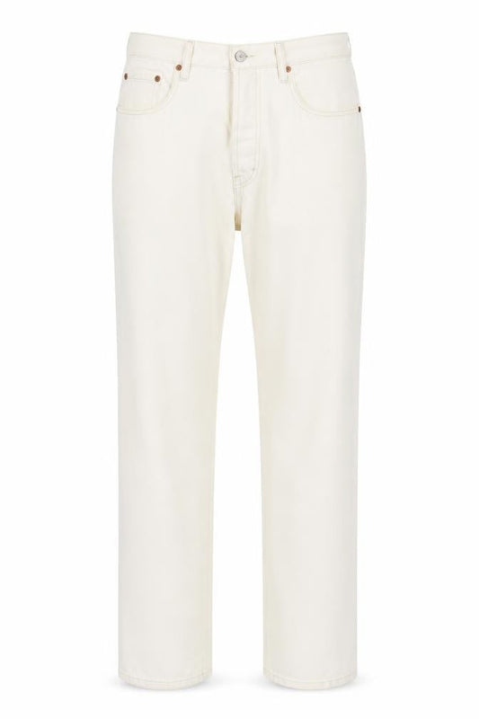 Firetrap Women's White Straight Leg Jeans, Size L