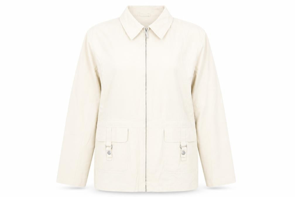 Womens UK Size M Bonmarché Beige Basic Jacket