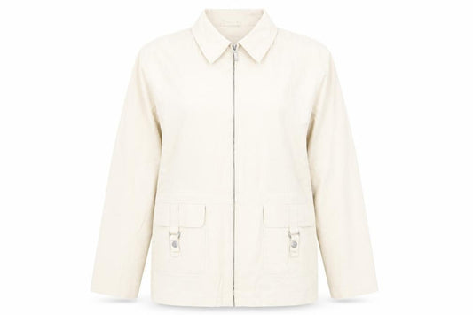 Womens UK Size M Bonmarché Beige Basic Jacket