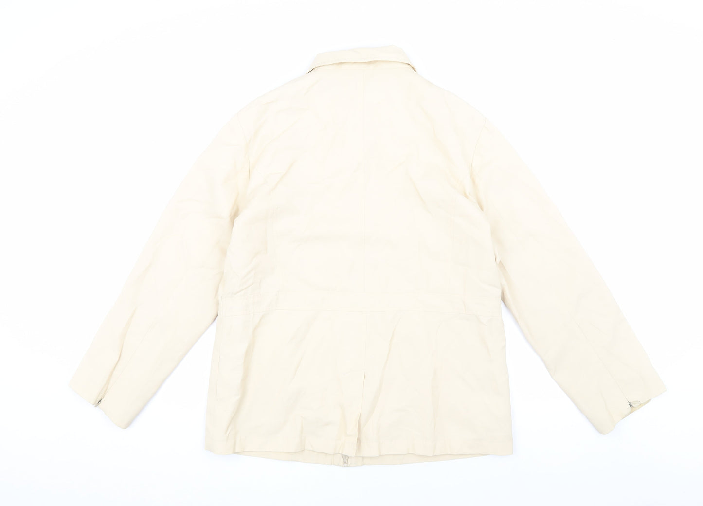 Womens UK Size M Bonmarché Beige Basic Jacket