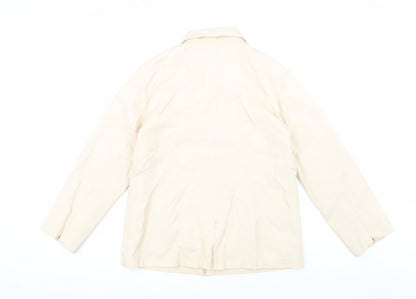 Womens UK Size M Bonmarché Beige Basic Jacket