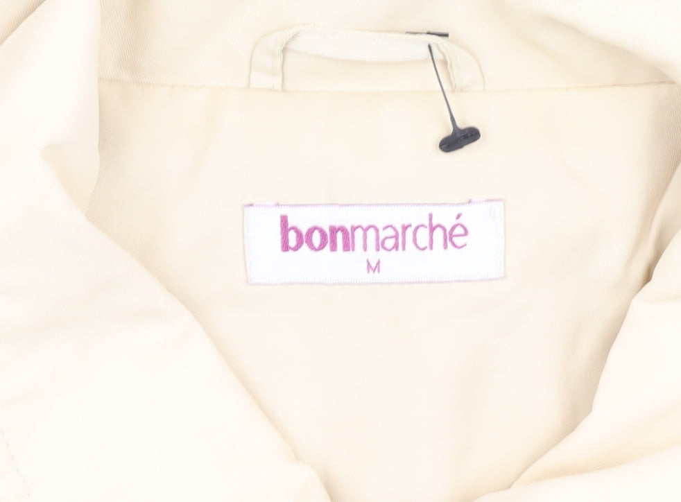 Womens UK Size M Bonmarché Beige Basic Jacket