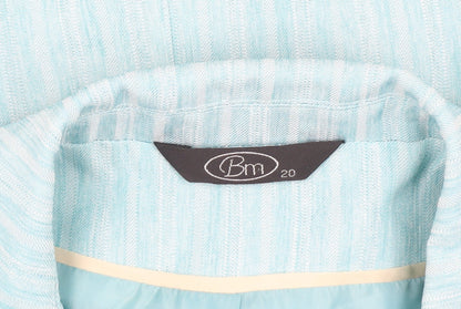 Womens UK Size 20 BM  Blue Blazer