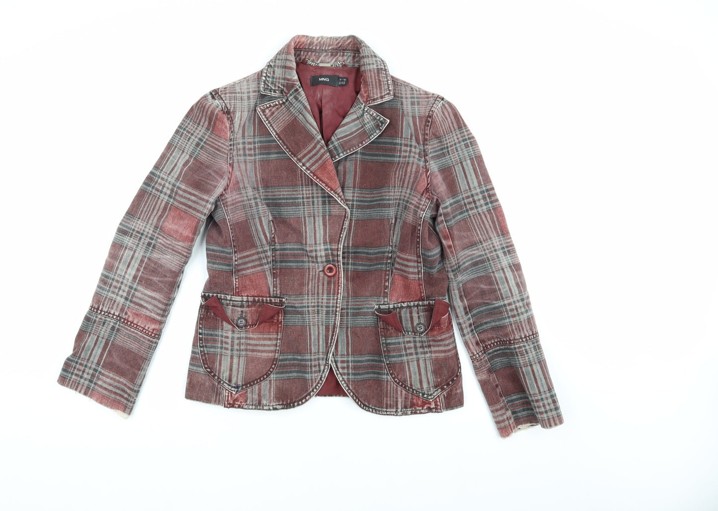 Womens UK Size XL MNG Regular Multicoloured Blazer