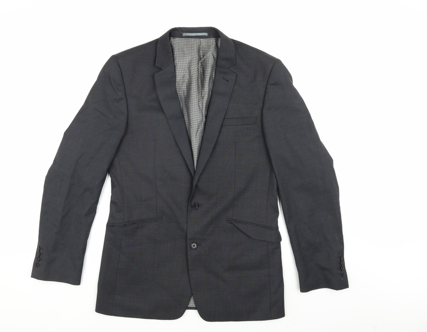 Mens UK Size 38 NEXT Regular Grey Suit Jacket