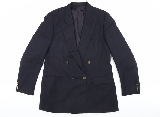 Mens UK Size 42 St Michael Regular Blue Suit Jacket