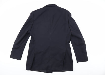 Mens UK Size 42 St Michael Regular Blue Suit Jacket