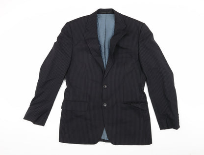 Mens UK Size 38 HUGO BOSS Regular Black Suit Jacket