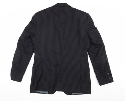 Mens UK Size 38 HUGO BOSS Regular Black Suit Jacket