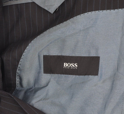 Mens UK Size 38 HUGO BOSS Regular Black Suit Jacket