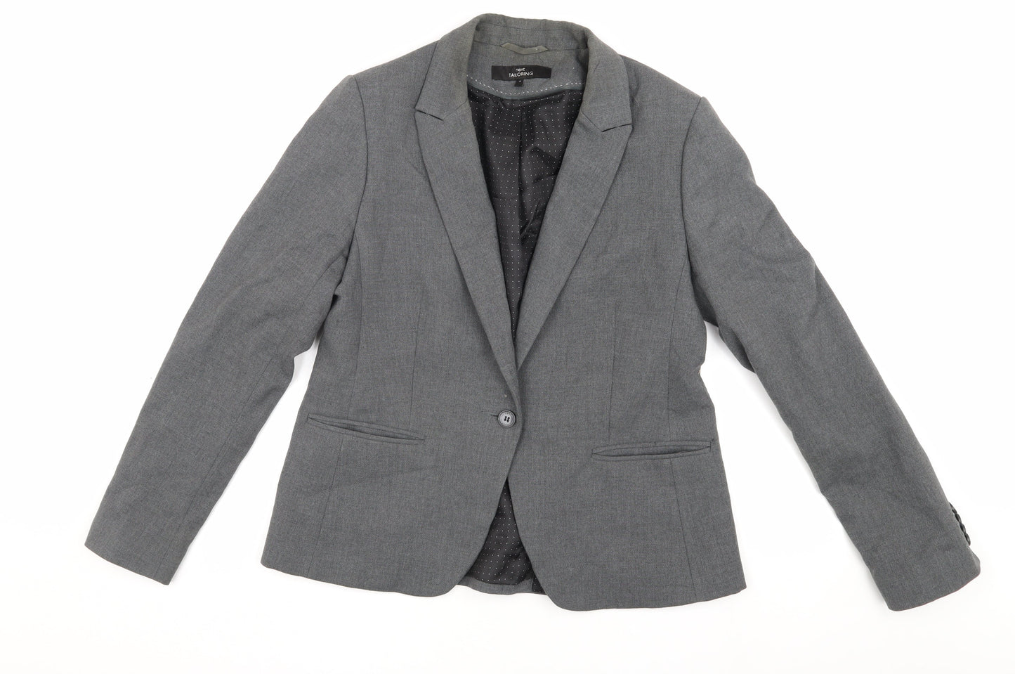Next Women's Grey Tailored Blazer UK 14