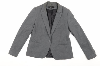 Next Women's Grey Tailored Blazer UK 14