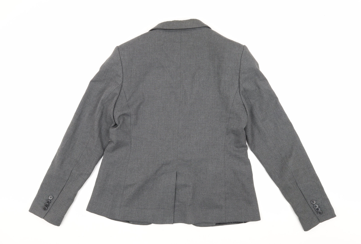 Next Women's Grey Tailored Blazer UK 14