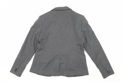 Next Women's Grey Tailored Blazer UK 14