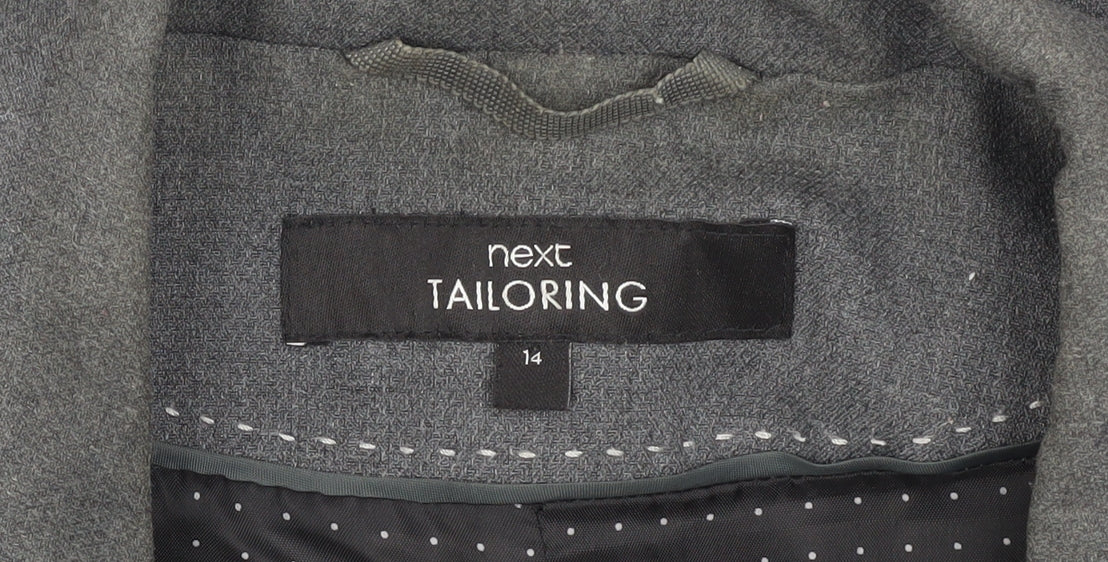 Next Women's Grey Tailored Blazer UK 14