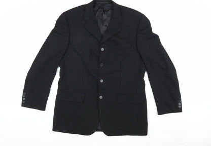 Jonathan Adams Men's Black Regular Blazer Jacket 40R