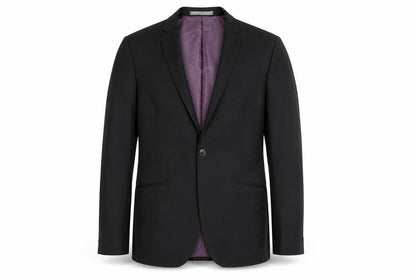 Mens UK Size 38 Red Herring Regular Black Suit Jacket