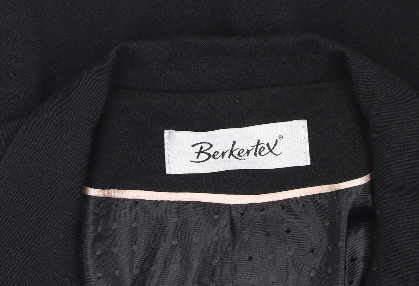 Womens UK Size 10 Berkertex Black Basic Jacket