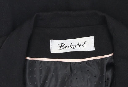 Womens UK Size 10 Berkertex Black Basic Jacket