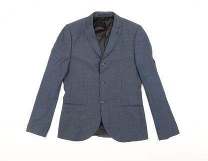 Topman Men's Blue Blazer, Size 38, Classic Style