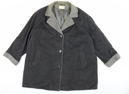 Womens UK Size 20 Eastex Grey Overcoat