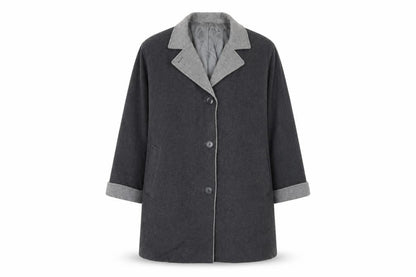 Womens UK Size 20 Eastex Grey Overcoat