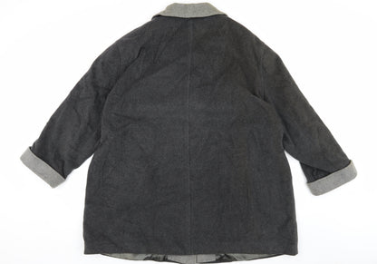 Womens UK Size 20 Eastex Grey Overcoat