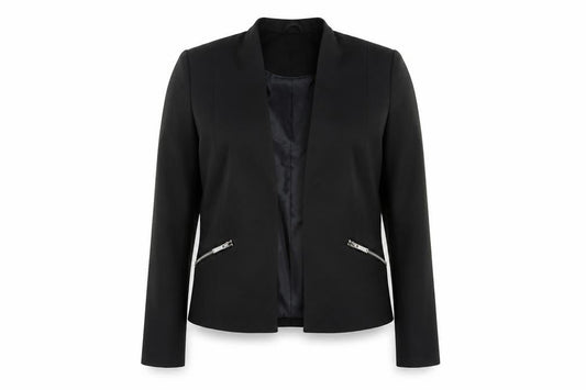 Womens UK Size 10 M&Co Regular Black Blazer