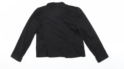 M&Co Women's Black Blazer Size 10 Regular Fit